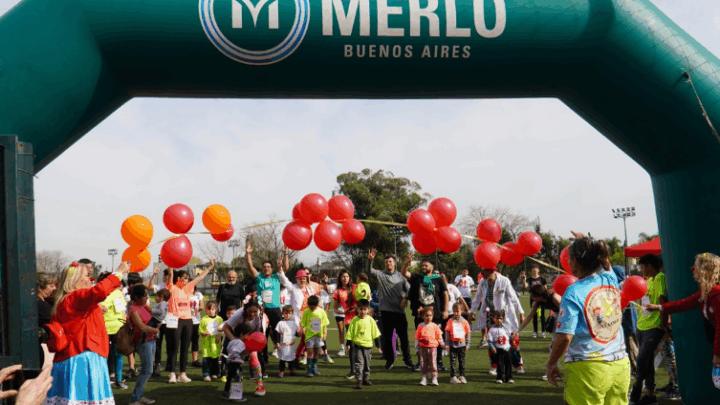 MERLO CELEBRÓ UNA CARRERA SOLIDARIA EN APOYO AL HOSPITAL GARRAHAN Y LA DONACIÓN DE ÓRGANOS
