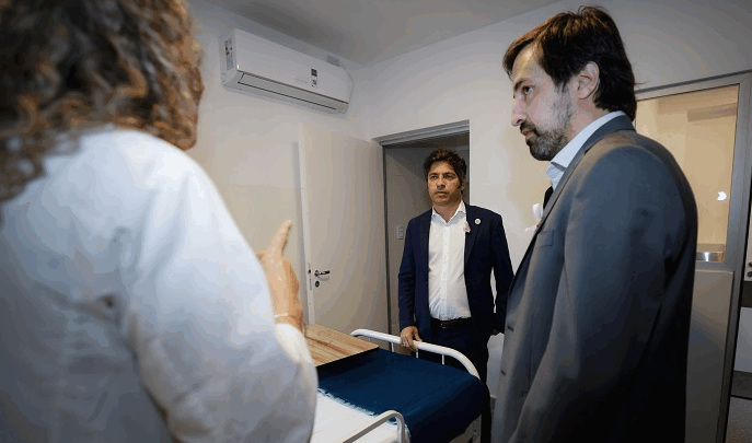 KICILLOF RECORRIÓ LAS NUEVAS INSTALACIONES DEL HOSPITAL ZONAL DE AGUDOS “DR. MARIO V. LARRAÍN”