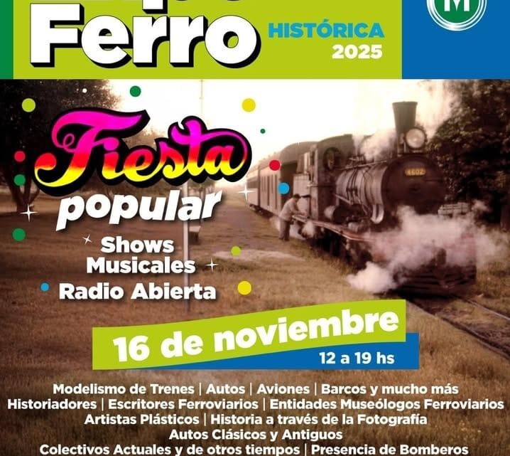 MERLO SE PREPARA PARA UNA NUEVA EDICIÓN DE LA EXPO FERRO HISTÓRICA 2025