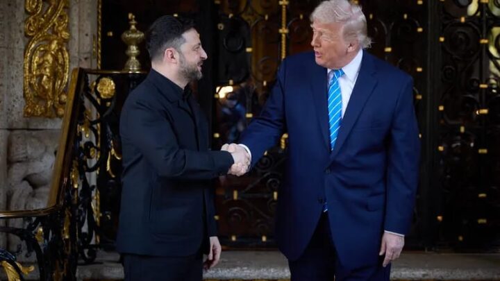 TRUMP Y ZELENSKI BUSCAN AVANZAR EN UN ACUERDO DE PAZ PARA UKRAINA EN REUNIÓN EN MAR-A-LAGO