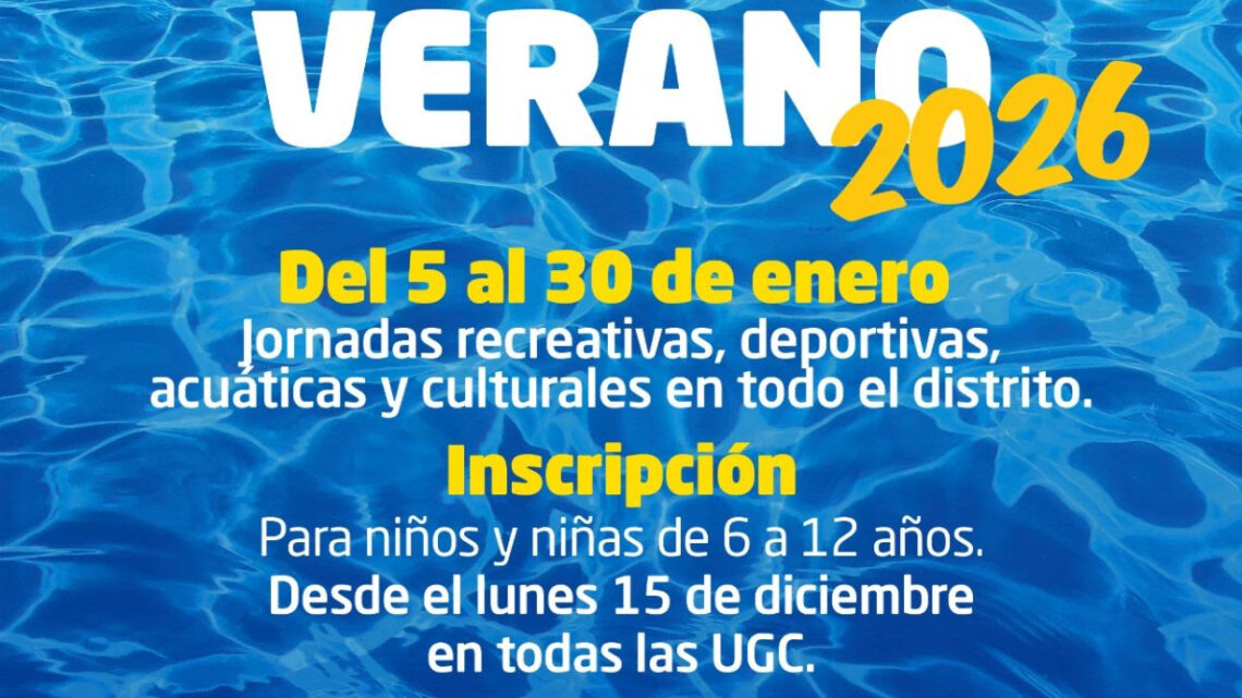 Morón abre la inscripción para las Colonias de Verano 2026
