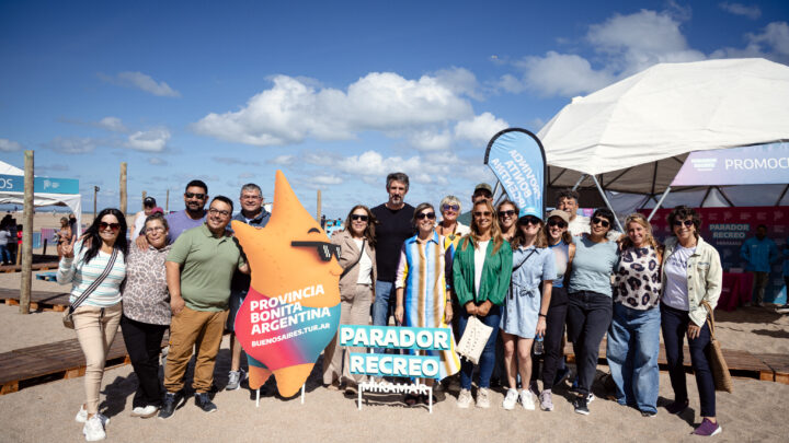 La Provincia inauguró los paradores ReCreo en Miramar y Villa Gesell