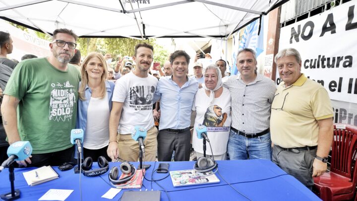 Kicillof participó de la marcha en rechazo a la reforma laboral