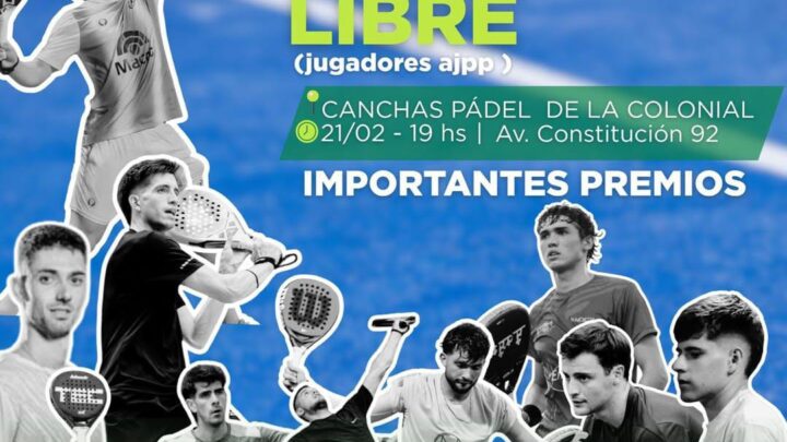 ABIERTO DE MERLO: EL MEJOR PÁDEL DE PRIMERA CATEGORÍA LLEGA A LA COLONIAL