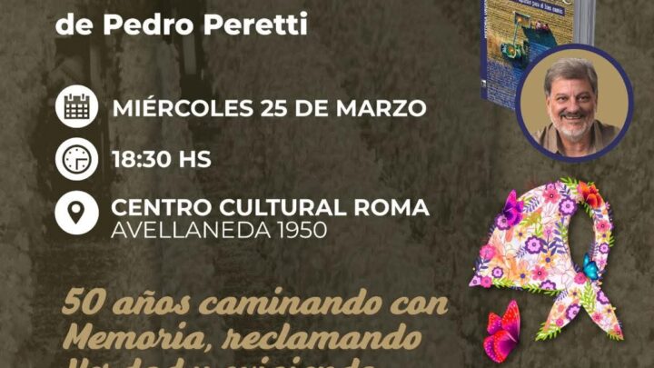 PRESENTAN “EL CAMPO POPULAR”, EL NUEVO LIBRO DE PEDRO PERETTI EN MARCOS PAZ