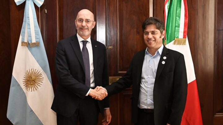 KICILLOF RECIBIÓ AL EMBAJADOR DE ITALIA Y APUESTA A FORTALECER LA COOPERACIÓN INTERNACIONAL