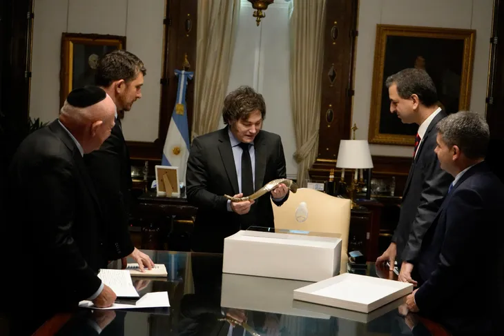 MILEI RECIBIÓ A LA DAIA ANTES DE SU VIAJE A ISRAEL Y REFUERZA SU ALINEAMIENTO INTERNACIONAL