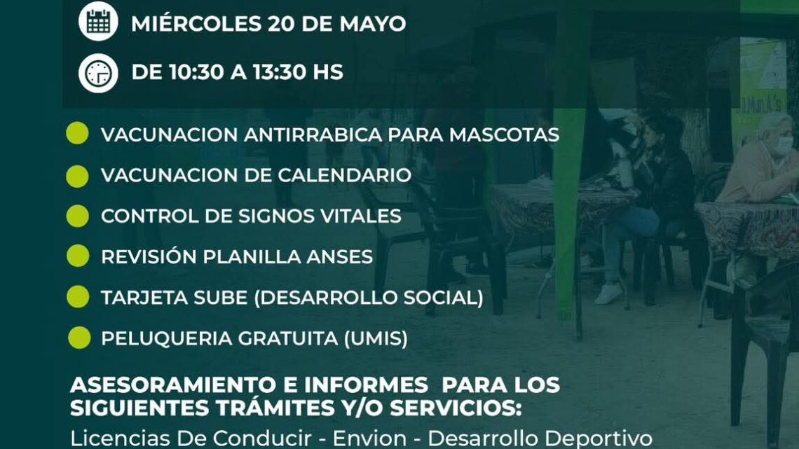 MARCOS PAZ LLEVA LOS SERVICIOS MUNICIPALES A LOS BARRIOS CON UNA NUEVA JORNADA DE “TU MUNICIPIO EN EL BARRIO”