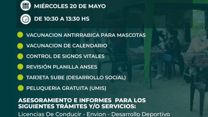 MARCOS PAZ LLEVA LOS SERVICIOS MUNICIPALES A LOS BARRIOS CON UNA NUEVA JORNADA DE “TU MUNICIPIO EN EL BARRIO”