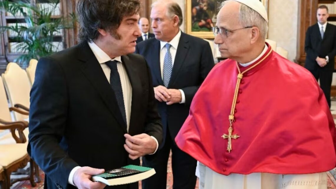 JAVIER MILEI ENVIÓ UN MENSAJE AL PAPA LEÓN XIV A TRAVÉS DE PABLO QUIRNO Y BUSCA RECOMPONER EL VÍNCULO CON EL VATICANO