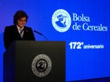 MILEI EN LA BOLSA DE CEREALES: ENTRE LA EUFORIA FINANCIERA Y UNA ARGENTINA QUE NO LLEGA A FIN DE MES