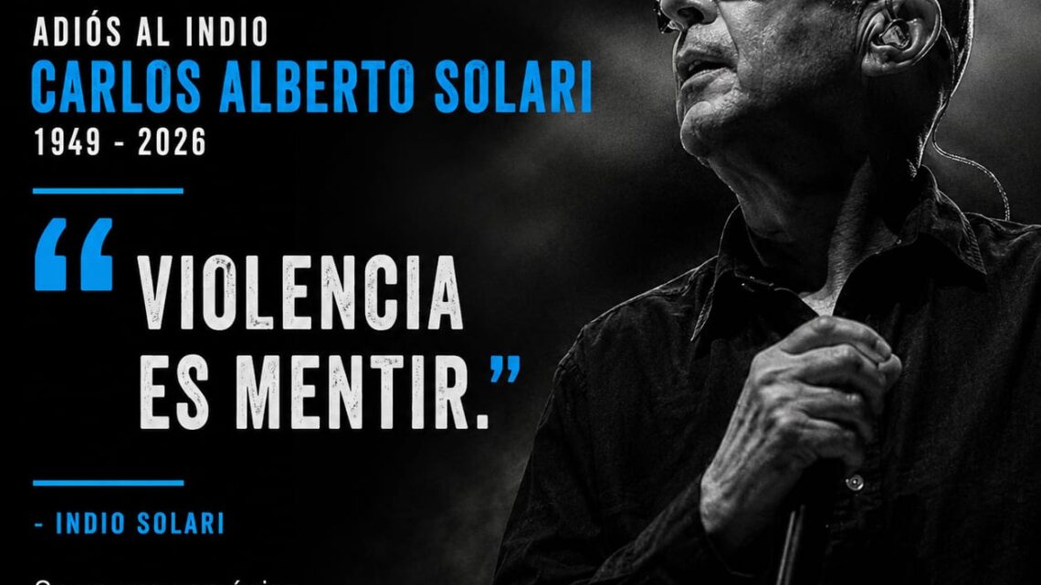 MURIÓ EL INDIO SOLARI: EL ADIÓS A UNA DE LAS ÚLTIMAS LEYENDAS DEL ROCK ARGENTINO