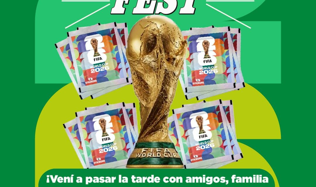 FIGU FEST EN MERLO: UNA TARDE PARA INTERCAMBIAR FIGURITAS DEL MUNDIAL 2026 Y VIVIR LA PASIÓN DEL FÚTBOL EN FAMILIA