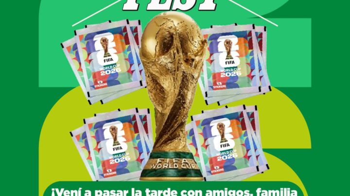 FIGU FEST EN MERLO: UNA TARDE PARA INTERCAMBIAR FIGURITAS DEL MUNDIAL 2026 Y VIVIR LA PASIÓN DEL FÚTBOL EN FAMILIA