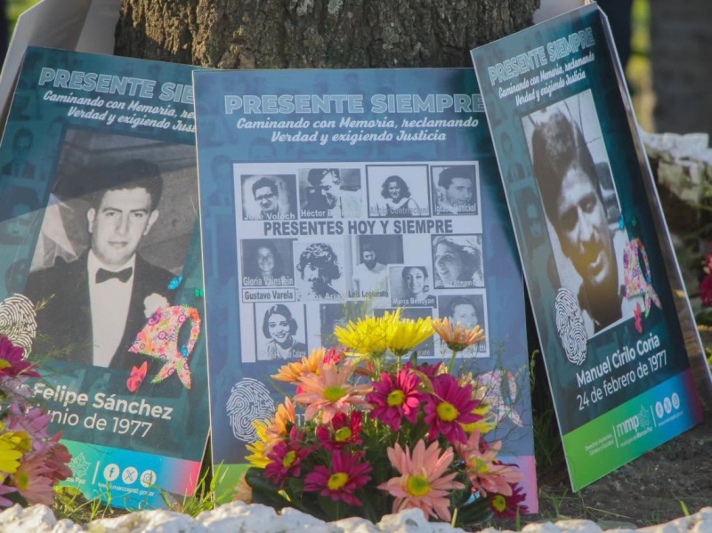 Se conmemoró el Día local de la Memoria por los desaparecidos de Marcos Paz