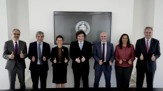 MILEI SE REUNIÓ CON AUTORIDADES DEL BANCO MUNDIAL TRAS EL AVAL DE U$S 2.000 MILLONES PARA LA ARGENTINA