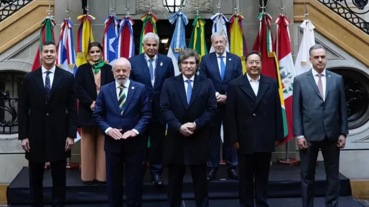 MILEI LLEGA A LA CUMBRE DEL MERCOSUR EN MEDIO DE LAS TENSIONES CON BRASIL Y VENEZUELA