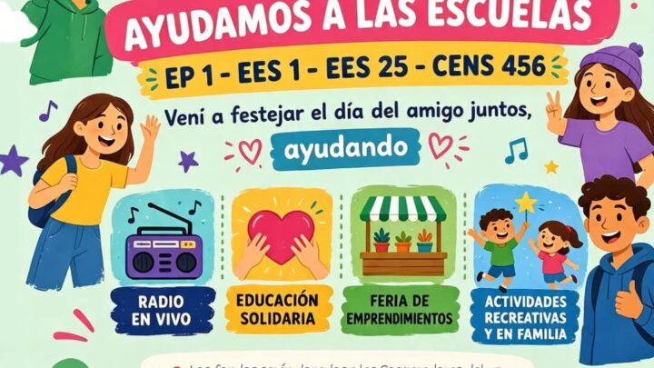 MERLO ORGANIZA UN FESTIVAL SOLIDARIO PARA AYUDAR A LAS ESCUELAS VANDALIZADAS DURANTE LOS FESTEJOS POR LA SELECCIÓN