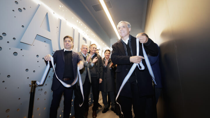 Kicillof inauguró el nuevo edificio de la Escuela Técnica N° 7 de Hudson