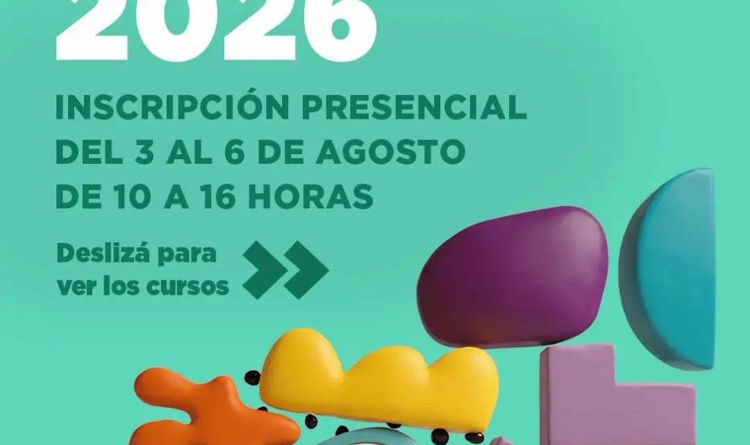 MERLO ABRIÓ LA INSCRIPCIÓN A LOS CURSOS GRATUITOS 2026 PARA JÓVENES CON PROPUESTAS EN ARTE, OFICIOS, TECNOLOGÍA Y DANZA