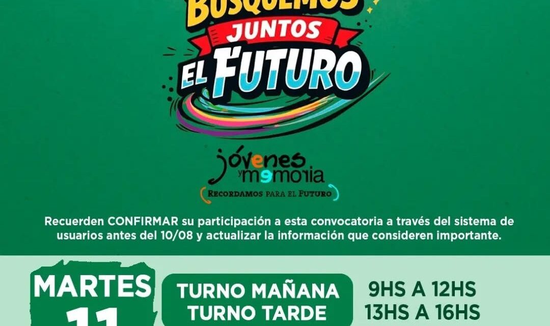 MERLO REALIZARÁ EL ENCUENTRO DISTRITAL DE JÓVENES Y MEMORIA