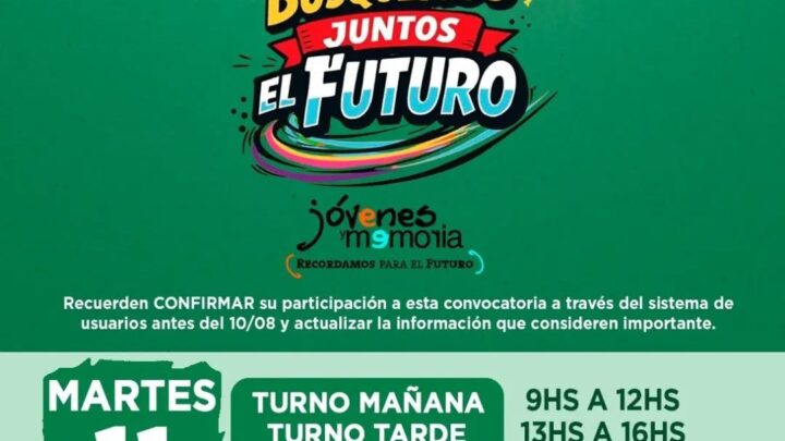 MERLO REALIZARÁ EL ENCUENTRO DISTRITAL DE JÓVENES Y MEMORIA
