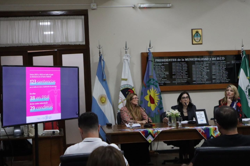 Se realizó una charla sobre trata y explotación de personas en el HCD