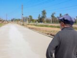 Avanza la pavimentación de la colectora Presidente Perón