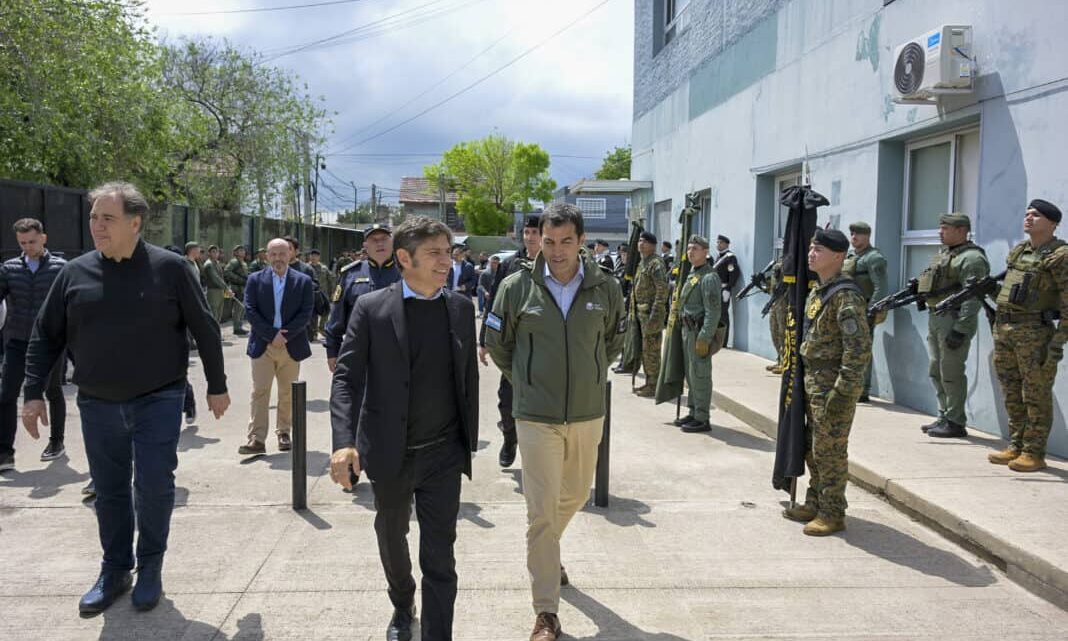 KICILLOF Y RAMÓN LANÚS SUPERVISARON LA BASE DE LA UTOI EN SAN ISIDRO: HAY 100 EFECTIVOS Y CINCO PATRULLEROS
