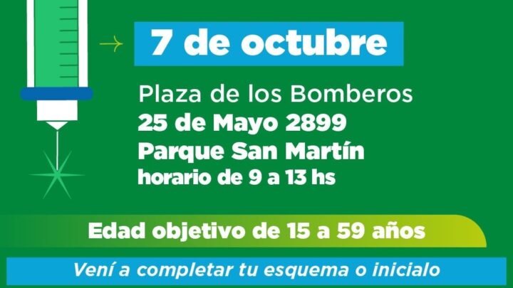 MERLO REALIZARÁ UNA NUEVA JORNADA DE VACUNACIÓN CONTRA EL DENGUE EN PARQUE SAN MARTÍN