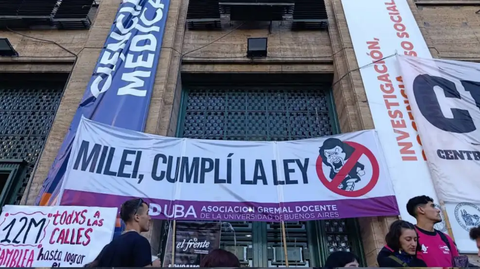 EL GOBIERNO APELÓ EL FALLO QUE LO OBLIGA A CUMPLIR LA LEY DE FINANCIAMIENTO UNIVERSITARIO