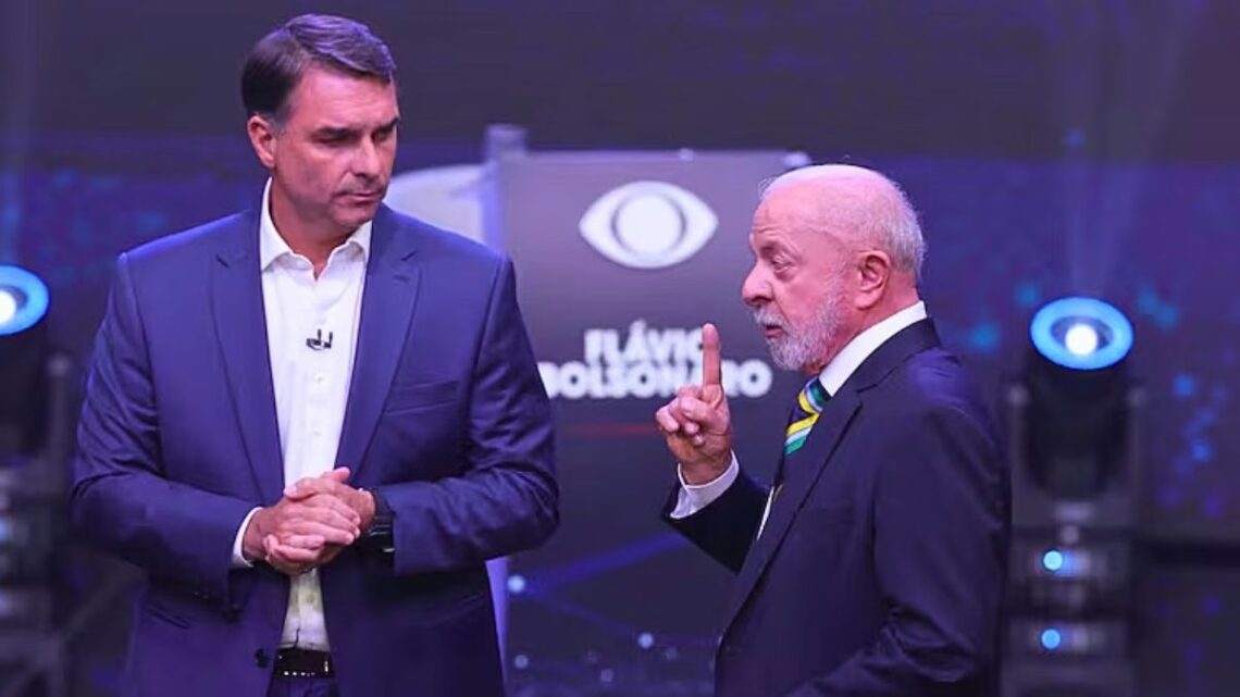 LULA CRUZÓ A FLÁVIO BOLSONARO EN EL DEBATE PRESIDENCIAL: “QUIERO QUE EL 100% DE LOS PRESOS VOTE POR MÍ, HASTA TU PADRE”